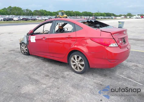 2012 Hyundai Accent Gls из США, поврежденный, VIN KMHCU4AE6CU244652